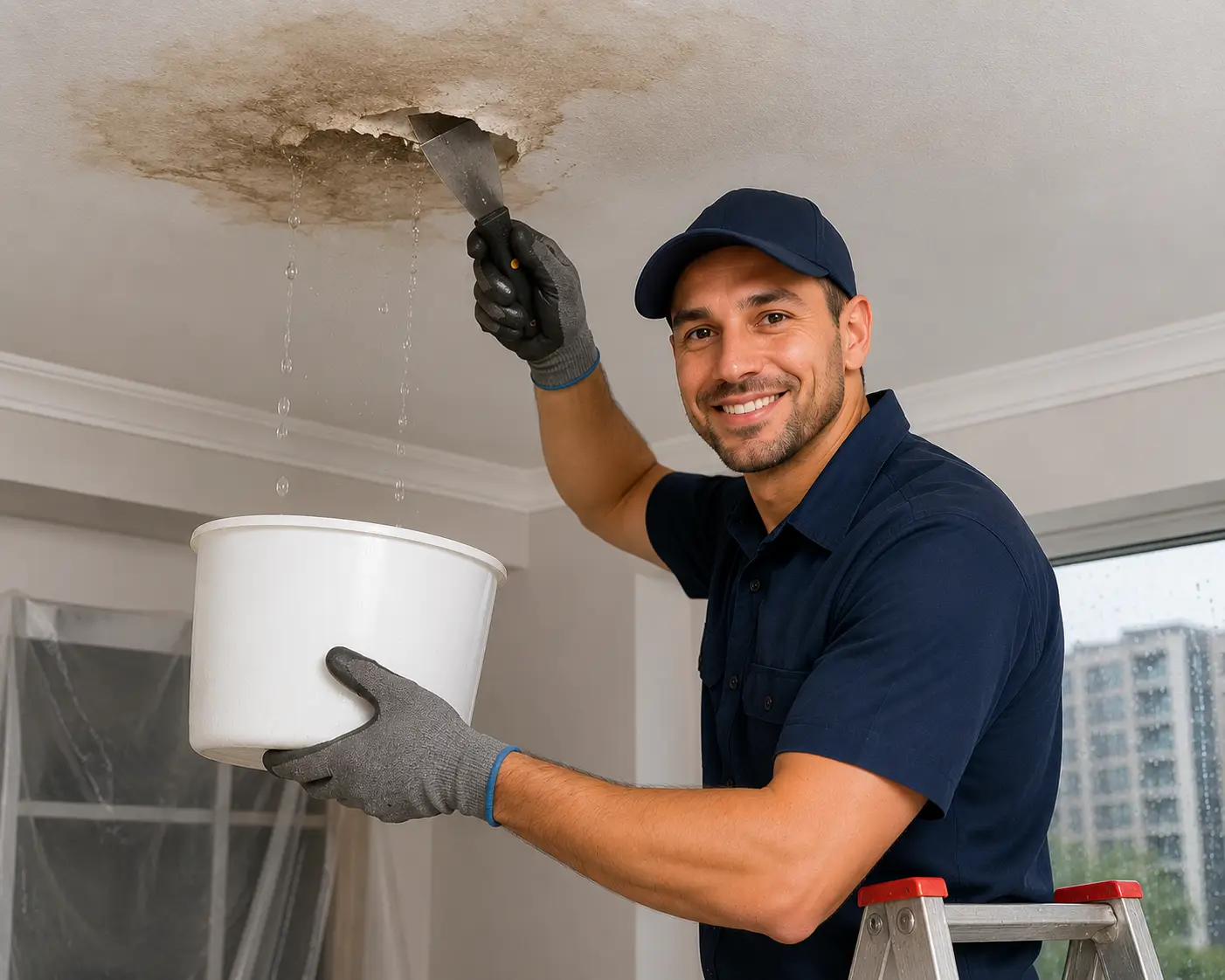 Ceiling Leak Repair in Kuala Lumpur by FixPro — trace & fix ceiling drips