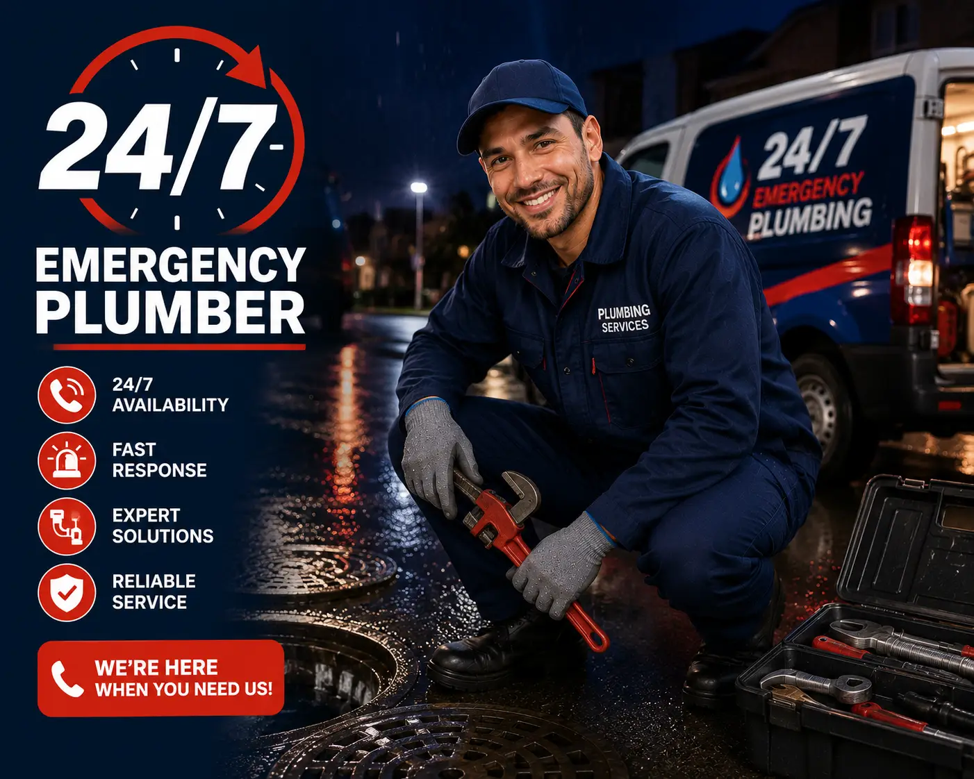24/7 Emergency Plumber in Kuala Lumpur by FixPro — burst pipes & flooding
