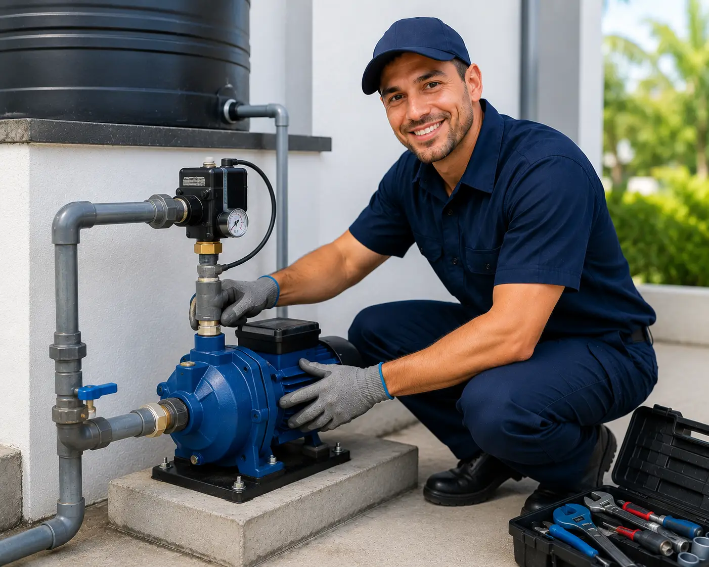 Water Pump Installation in Kuala Lumpur by FixPro — booster & auto pressure
